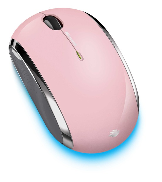 「Microsoft Wireless Mobile Mouse 6000」（「オーキッドピンク」）