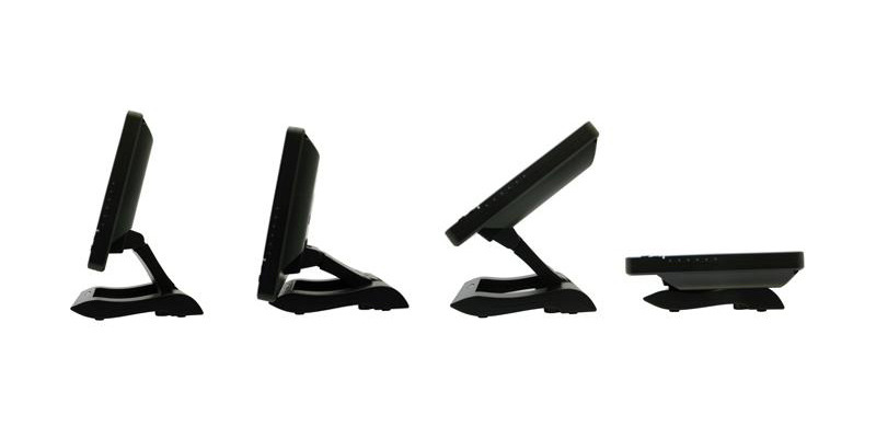 「HM-TL10T」高さと角度の調節が可能な折りたたみ式の専用スタンド