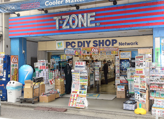秋葉原のPCショップ「T・ZONE PC DIY SHOP」