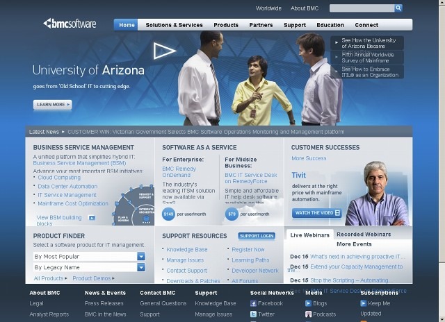 BMC Software社サイト