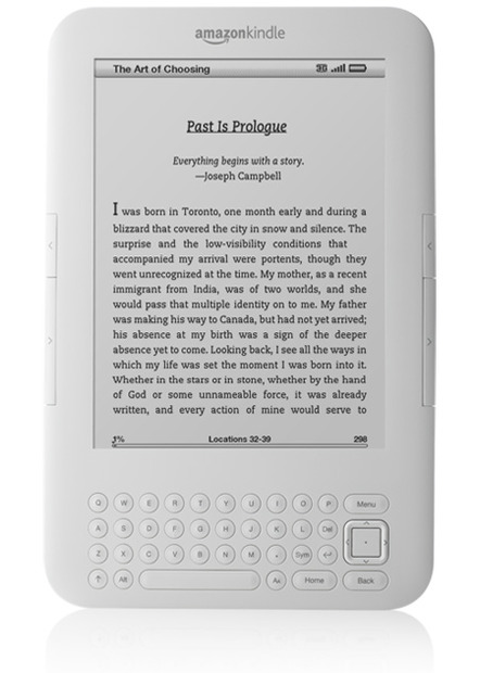 第3世代Kindle（ホワイト）