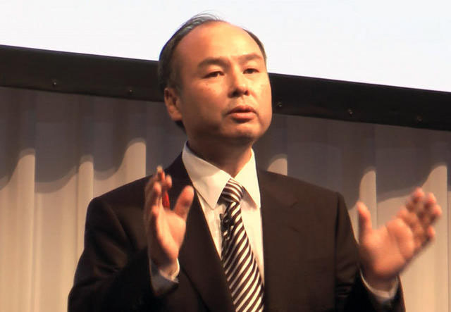 ソフトバンクグループ：代表　孫正義