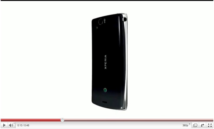 Xperia arcの紹介動画