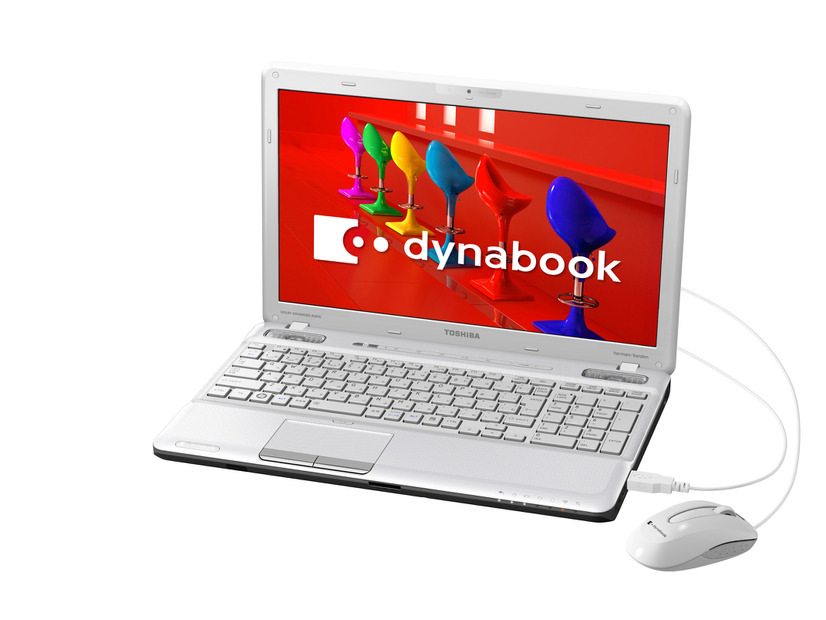 Core i7-2630QM搭載の「dynabook T551/58B」（ベルベッティホワイト）