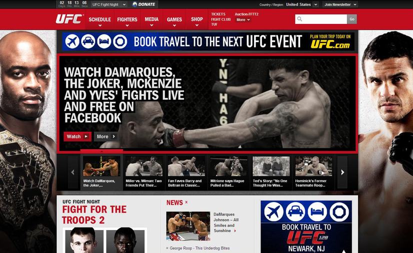 UFCオフィシャルサイト