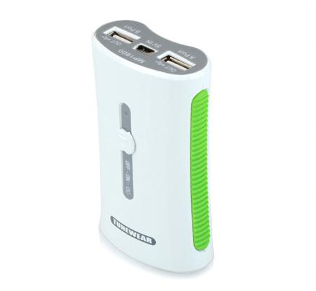 「TUNEWEAR TUNEMAX 2 PORT USB BATTERY」（型番：TUN-IP-200044）