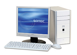 　ソーテックは7日、2006年春の新モデルラインアップ第2弾として、マイクロタワー1シリーズおよびソーテックダイレクト専用BTOデスクトップ2シリーズを発売した。