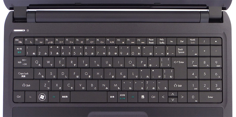 キーボードの俯瞰図