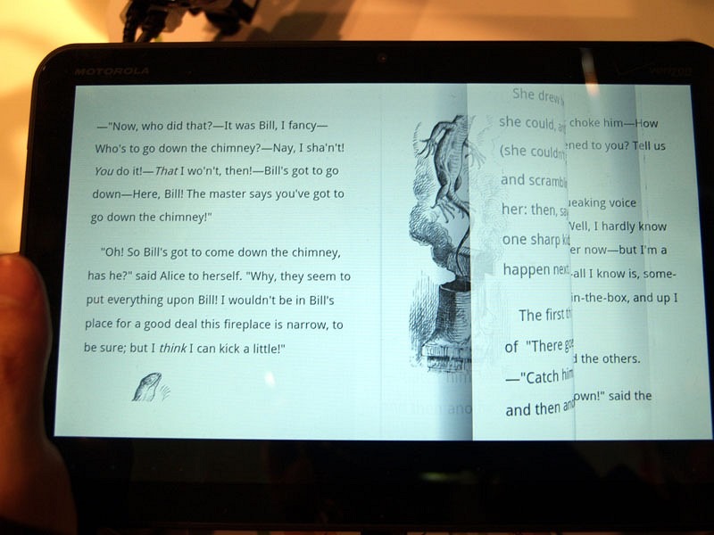 Google BooksによってHoneycombタブレットを読書端末として活用