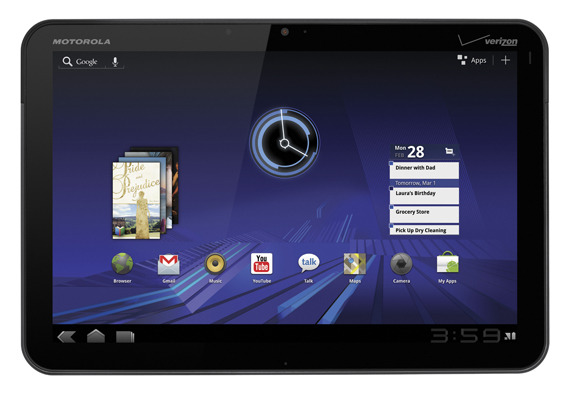 「MOTOROLA XOOM」（米モトローラによる画像）