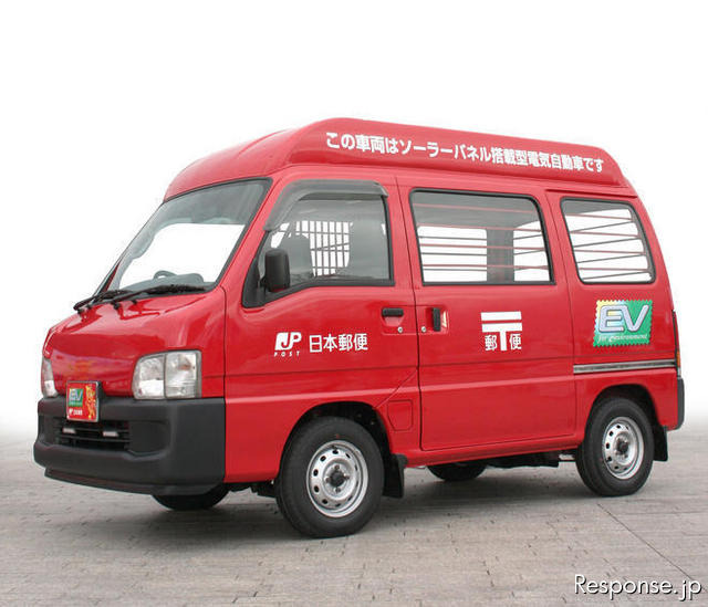 ゼロスポーツがEV化した集配業務用車両（ベースはスバル サンバー） 