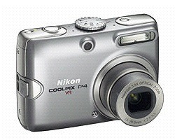 　ニコンカメラ販売は、有効画素数810万画素の高精細画像と、一眼レフカメラ用交換レンズの技術を継承した高精度な「VR（手ブレ補正）」機構を搭載したコンパクトデジタルカメラ「COOLPIX P3」と「COOLPIX P4」を3月10日に発売する。