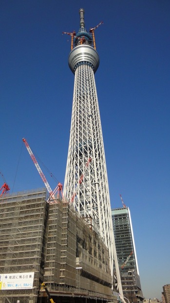 業平方面から見た東京スカイツリー