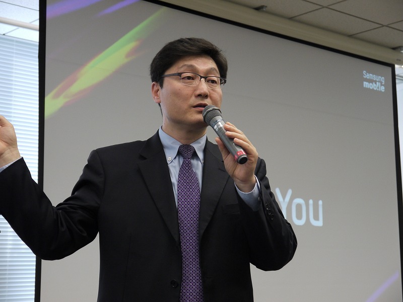 サムスン電子 端末営業部部長オウ・チャンミン氏