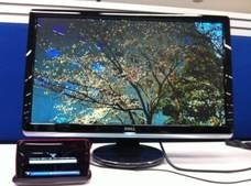 HDMI経由で外部出力したイメージ