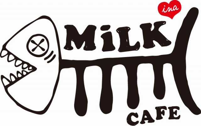 「MiLK cafe」ロゴ