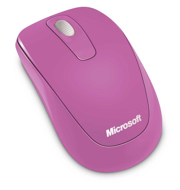 「Microsoft Wireless Mobile Mouse 1000」ダリアピンク