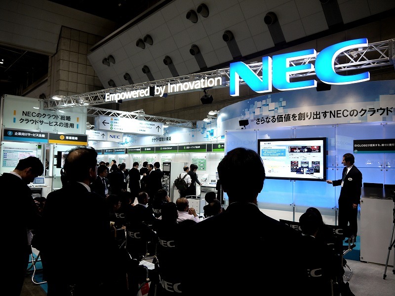 NECのブース