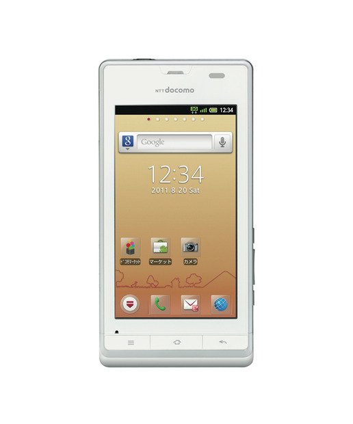 「AQUOS PHONE f SH-13C」ホワイト