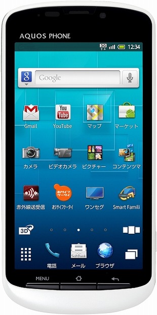 AQUOS PHONE 006SH「ホワイト」