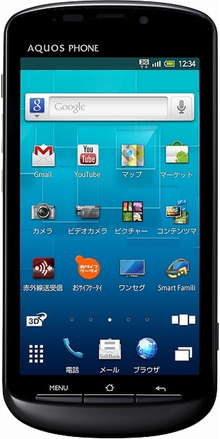 AQUOS PHONE 006SH「ブラック」