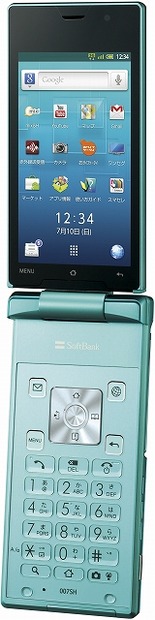 AQUOS PHONE THE HYBRID SoftBank 007SH「ミスティブルー」