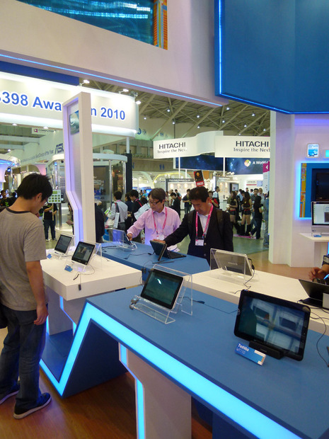 Intel Atom搭載のタブレット端末に人気が集まっていた