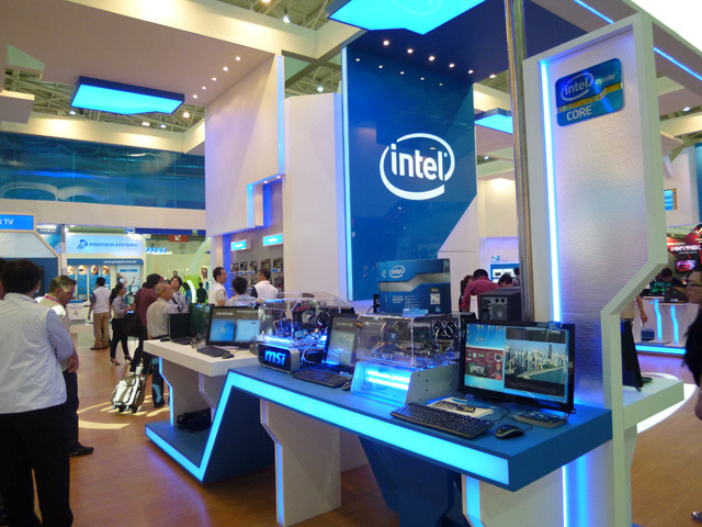 最新CPU搭載モデルなどが一同に展示されたCOMPUTEX TAIPEIのインテルブース