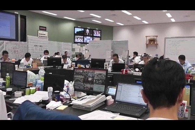 福島第一原発、全体会議の様子を公開