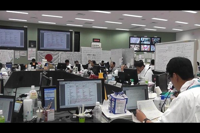 福島第一原発、全体会議の様子を公開
