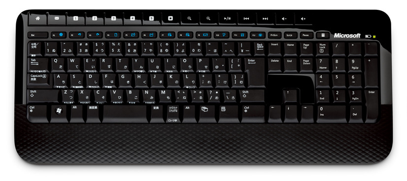 「Microsoft Wireless Desktop 2000」のワイヤレスキーボード
