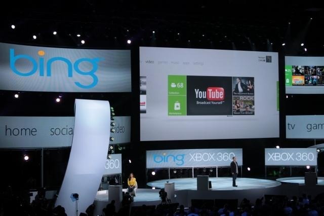 【E3 2011】Xbox Liveがパワーアップ、YouTubeやbingが登場 マイクロソフトの検索エンジンbing