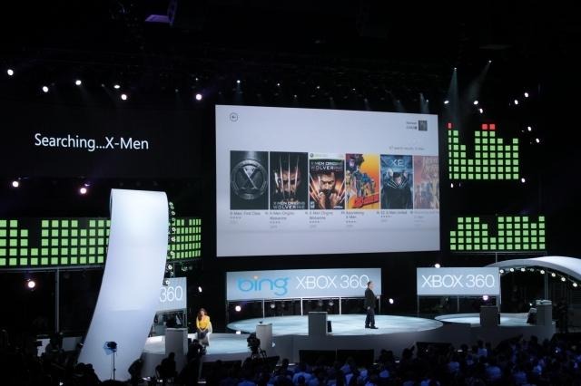 【E3 2011】Xbox Liveがパワーアップ、YouTubeやbingが登場 X-Menで検索すると