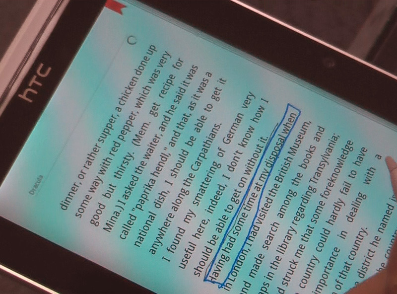電子書籍にペンで書き込むことができる