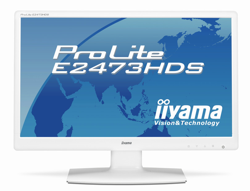 23.6型「ProLite E2473HDS」ピュアホワイト