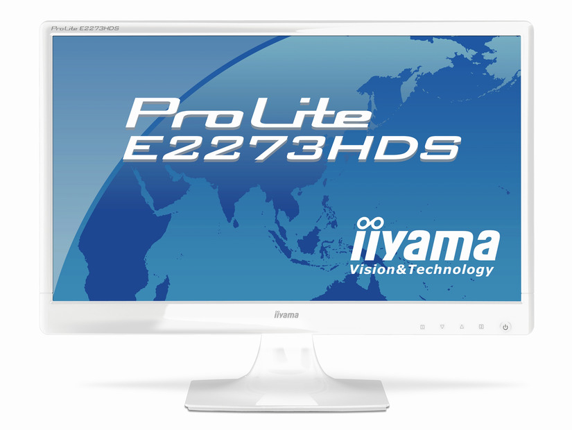 21.5型「ProLite E2273HDS」ピュアホワイト