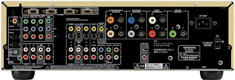 TX-SA504（背面）