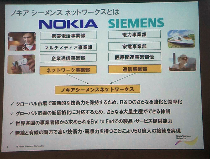 ノキア シーメンス ネットワークスとは