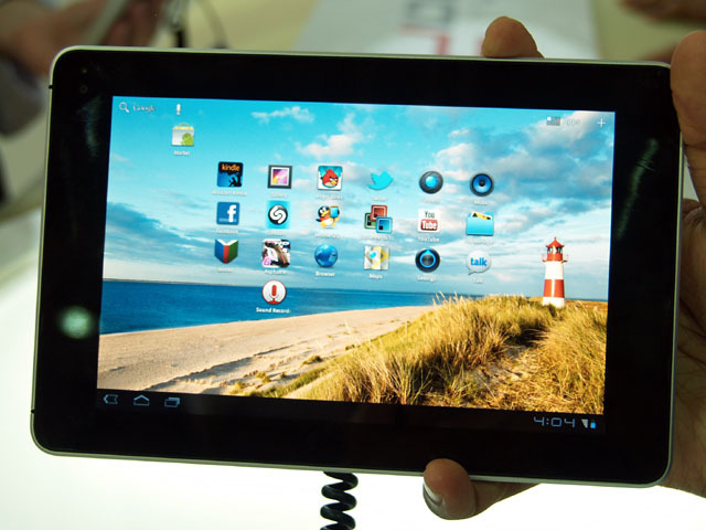 Android 3.x系列初の7インチタブレット「MediaPad」。現状はAndroid 3.1が動作中