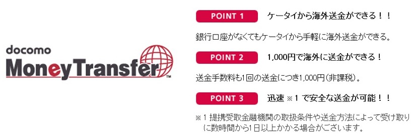 docomo Money Transfer