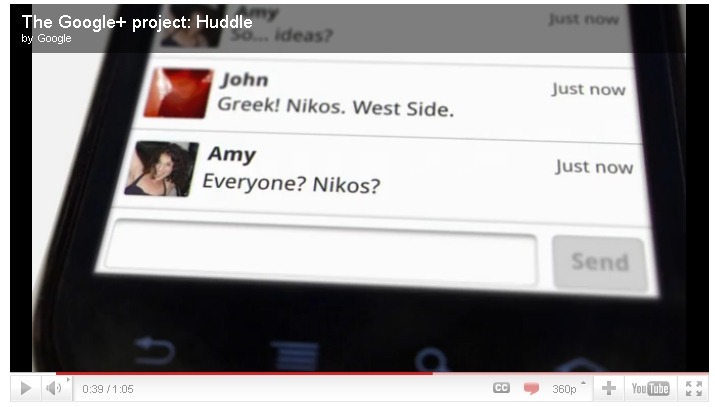 「Huddle」と呼ばれるグループチャット機能も提供される