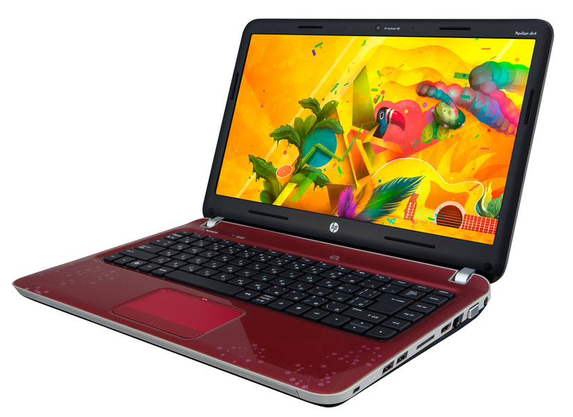 「HP Pavilion dv4-3100」ルビーレッド