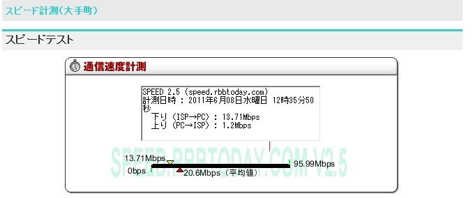 ホール内のプレスルーム。おそらくイベント用にアンテナが近いものと思われる