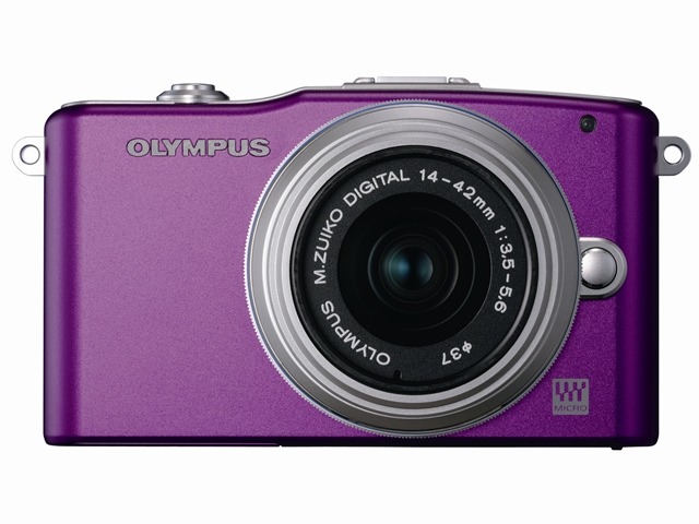 「OLYMPUS PEN mini E-PM1」パープル