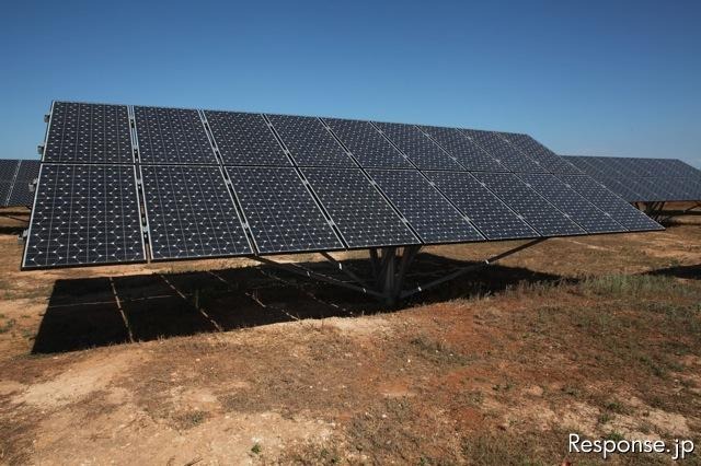 完成した大規模太陽光発電所