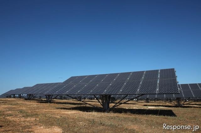 完成した大規模太陽光発電所