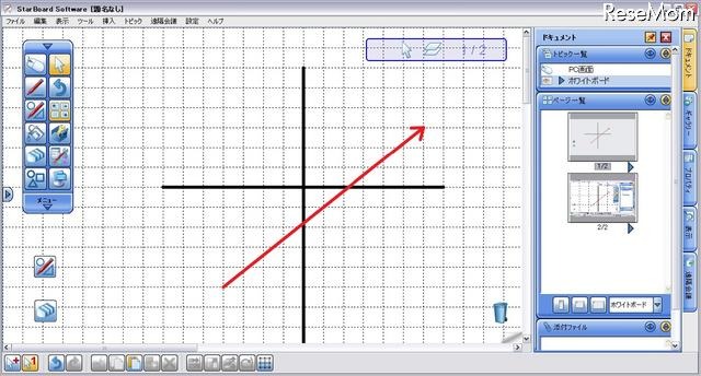 指操作が可能なポータブル型電子黒板「StarBoard Link EZ」 StarBoard Software