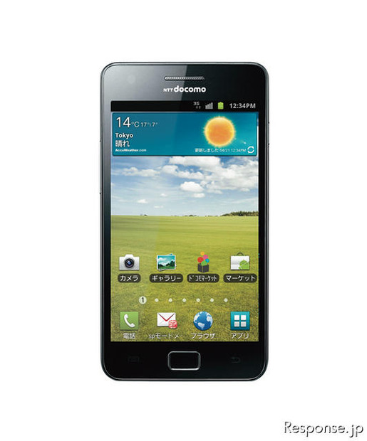 ドコモ スマートフォン GALAXY S II SC-02