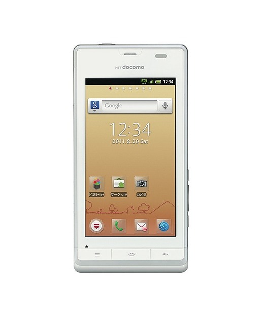 「AQUOS PHONE f SH-13C」「White」