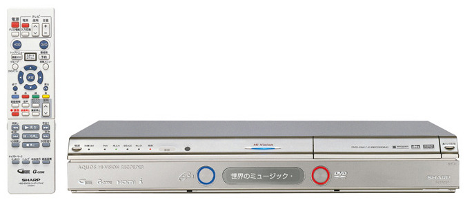 AQUOSハイビジョンレコーダー「DV-ARW25」